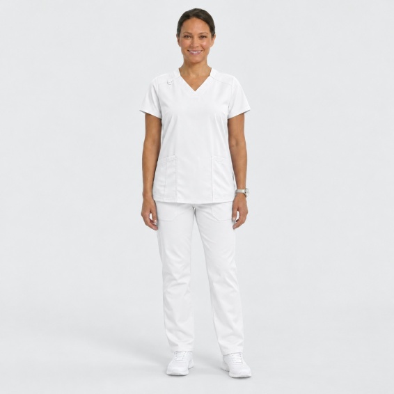 Scrub top ANGELICA - White color