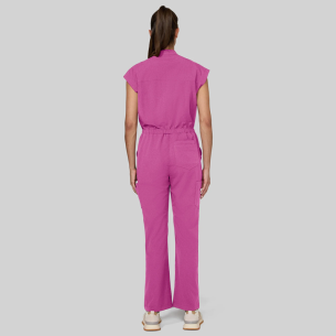 Medical jumpsuit ANJA - Pink color 2