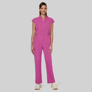 Medical jumpsuit ANJA - Pink color