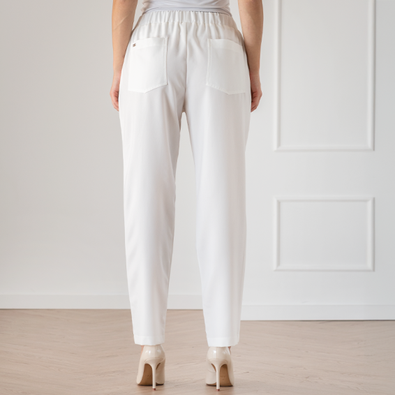 Scrub trousers VIOLA B - White color