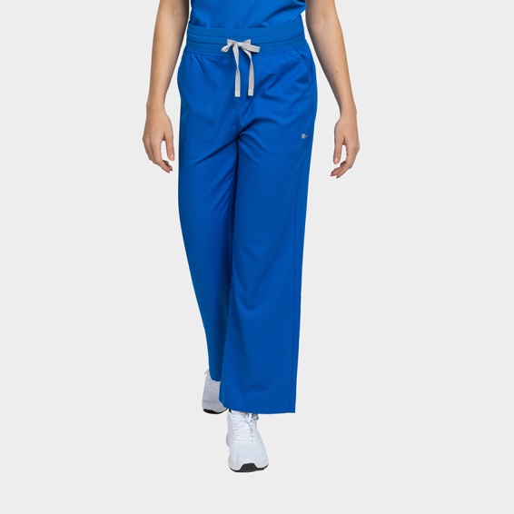 Scrub trousers AURELIA Straight - Royal Blue color