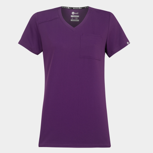 Медицинска туника AURELIA Tunic - Eggplant цвят