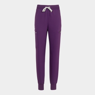 Медицински панталон AURELIA Jogger - Eggplant цвят