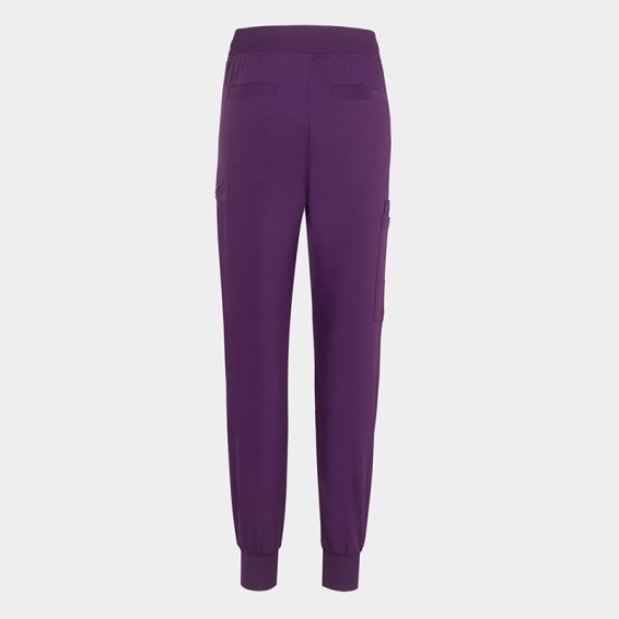 Scrub trousers AURELIA Jogger - Eggplant color
