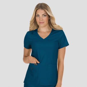 Scrub top KATIE TOP 374 - Caribbean Blue color