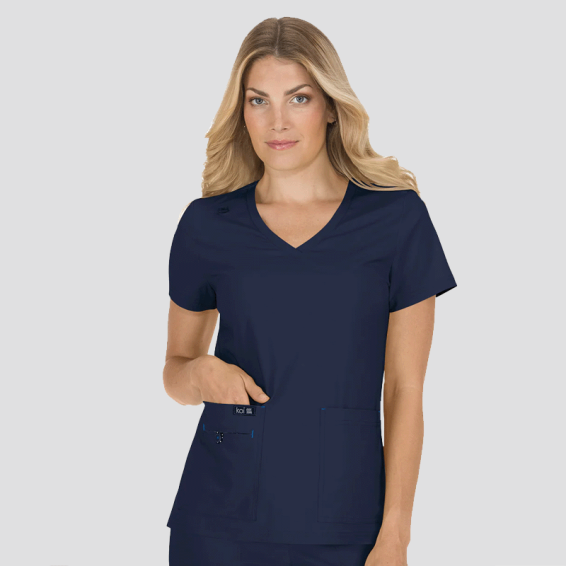 Scrub top KATIE TOP 374 - Navy color