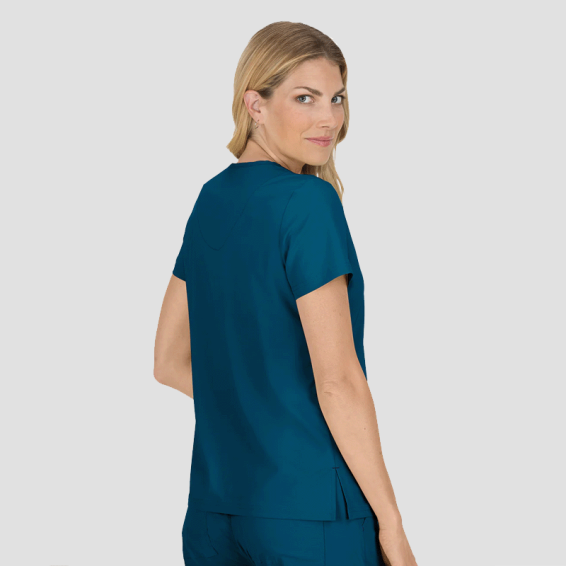 Scrub top KATIE TOP 374 - Caribbean Blue color