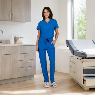 Scrub set BELLA - Royal Blue color 2