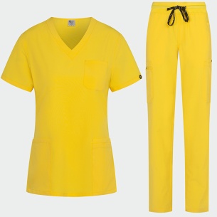 Scrub set BELLA - Buttercup Yellow color