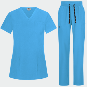 Scrub set BELLA - Medical Blue color