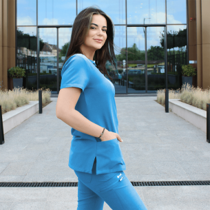 Scrub set BELLA - Medical Blue color 2