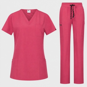 Scrub set BELLA - Fuchsia color