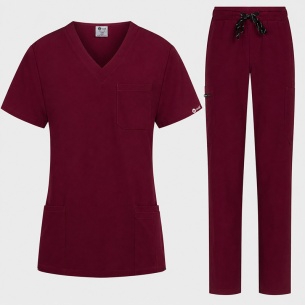 Scrub set BELLA - Wine_x000D_ color