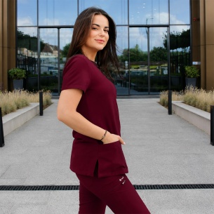 Scrub set BELLA - Wine_x000D_ color 2