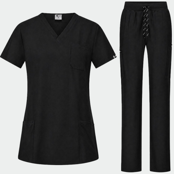 Scrub set BELLA - Black color