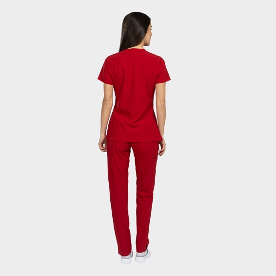 Scrub set BELLA - Paris Red color