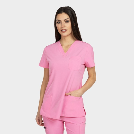 Scrub set BELLA - Candy Pink color