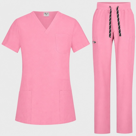 Scrub set BELLA - Candy Pink color
