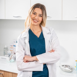 Medical coat BIANCA - White color 2