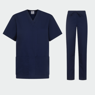 Scrub set CESARE - Navy color