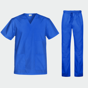 Scrub set CESARE - Royal Blue color