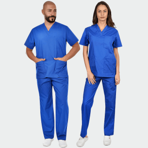 Scrub set CESARE - Royal Blue color 2