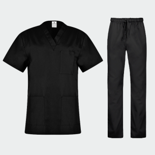 Scrub set CESARE - Black color