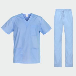Scrub set CESARE - Medical Blue color