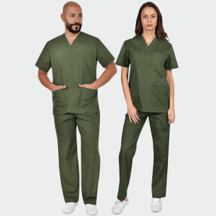 Scrub set CESARE - Olive color 2