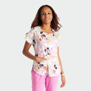 Scrub top CHEROKEE TOONIFORMS-LICENSED TF787