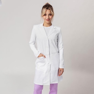 Medical coat CKE421 - White color 2
