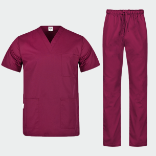 Scrub set COLOMBO - Wine_x000D_ color