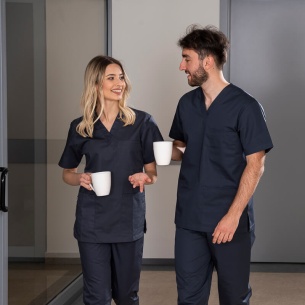 Scrub set COLOMBO - Charcoal color 2