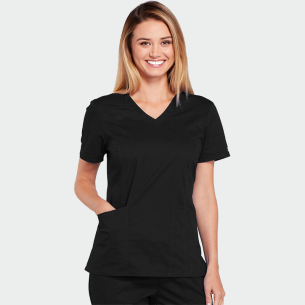 Scrub top CORE STRETCH WWE4710 - Black color