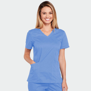 Scrub top CORE STRETCH WWE4710 - Light Blue color