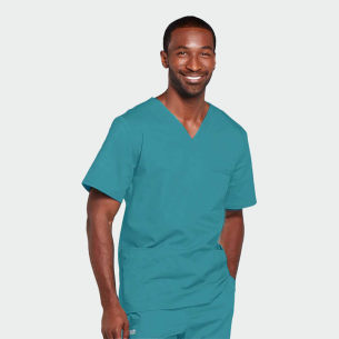 Scrub top CORE STRETCH WWE4725 - Teal color