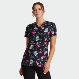 Scrub top EDS DK717 - print Flamazing Care