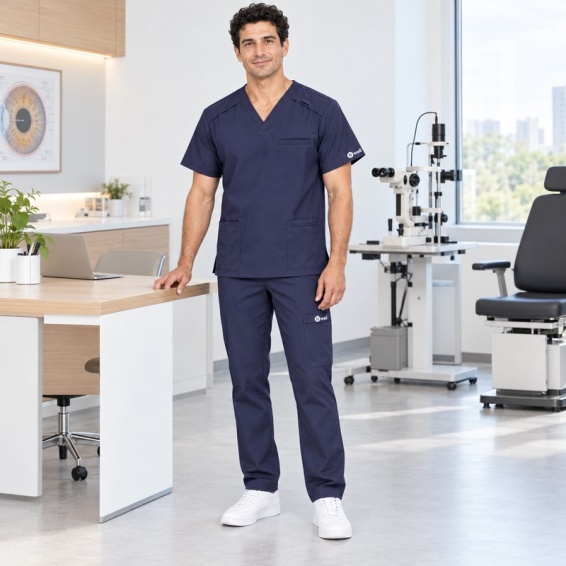 Scrub set DIEGO - Navy color