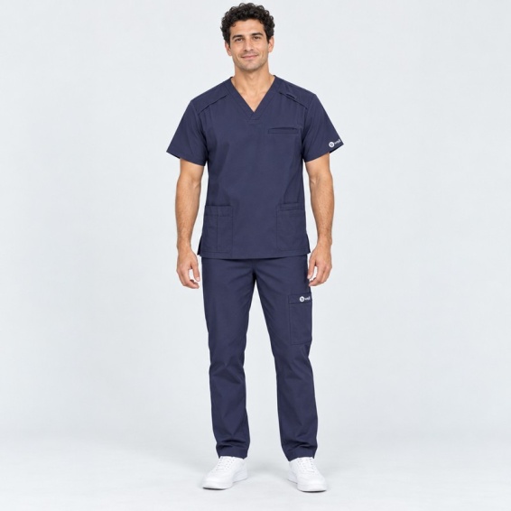 Scrub set DIEGO - Navy color