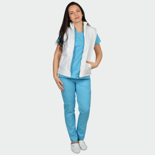 Scrub set ELENA - White color 2