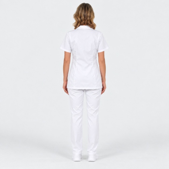 Scrub top GABI - White color