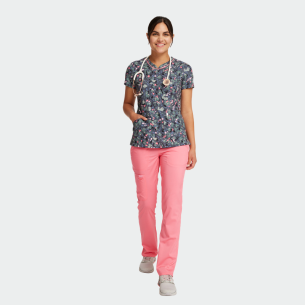 Scrub top GENUINE CK678 - print What The Speck? 2