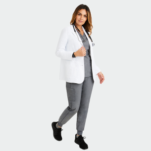 Medical coat HH FLO - White color 2