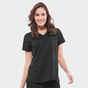 Scrub top HH JULIET - Black color