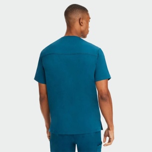Scrub top HH MATHEW - Caribbean Blue color 2