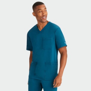 Scrub top HH MATHEW - Caribbean Blue color