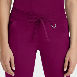 Scrub trousers HH TAMARA - Wine color 2