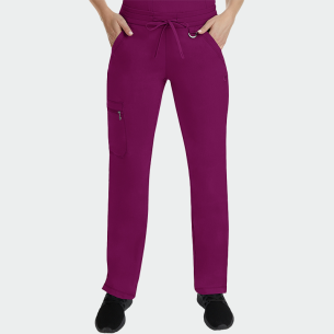 Scrub trousers HH TAMARA - Wine color