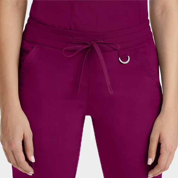 Scrub trousers HH TAMARA - Wine color