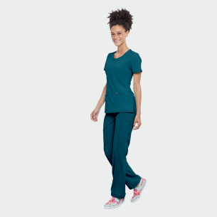 Scrub top INFINITY CKE2624A - Caribbean Blue color 2
